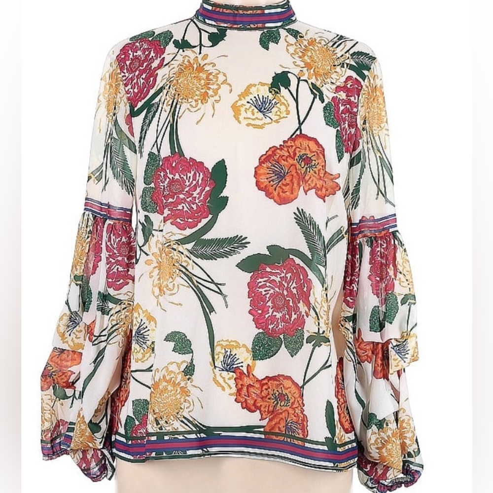 Jealous Tomato Floral Bohemian Blouse